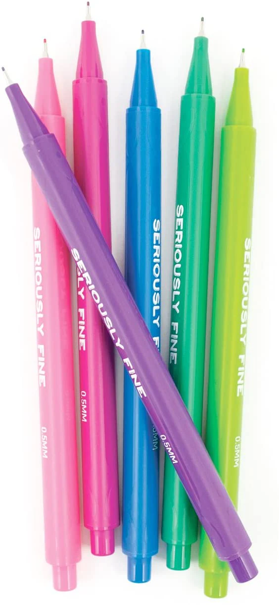 Seriously Fine Felt Tip Markers - Set of 36 - Image 3